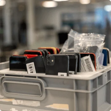 Refurbisher koopt gebruikte elektrische apparaten